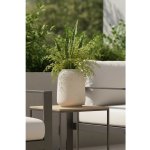 eshop-kvetinace.cz Stolní váza MONTI, sklolaminát, výška 34 cm, béžová – Hledejceny.cz