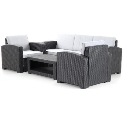 VeGA Stolová sestava - PORTORIKO GREY DeLuxe – Zboží Dáma