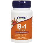 Now Foods Vitamín B1 100 mg 100 tablet – Hledejceny.cz