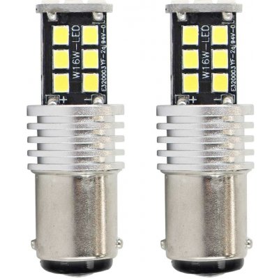 LED žárovky CANBUS 2835 15SMD 1157 BAY15D P21/5W Bílá 12V 24V AMIO-01641 – Hledejceny.cz