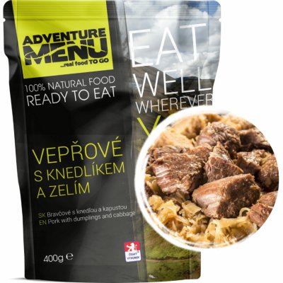 Adventure Menu vepřové s knedlíkem a zelím 400 g – Zbozi.Blesk.cz