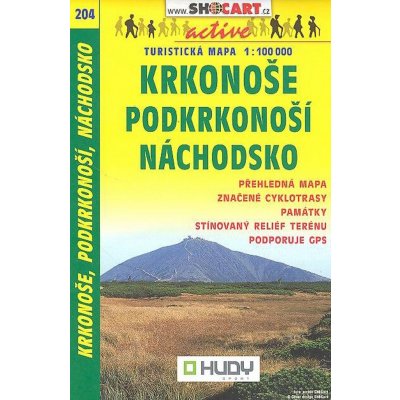 Krkonoše Podkrkonoší Náchodsko mapa 1:100 000 č. 204 – Hledejceny.cz