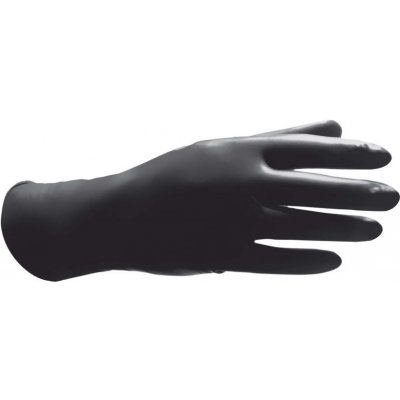 Hercules Black Touch Latexové malé na vícenásobné použití černé 10 ks