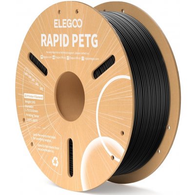Elegoo RAPID PETG 1,75mm 1 kg Black 50.203.0216 – Sleviste.cz