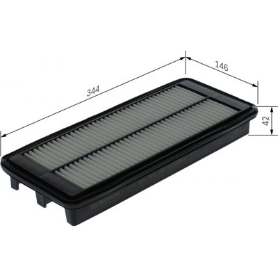 Vzduchový filtr BOSCH F 026 400 666 (F026400666) – Hledejceny.cz