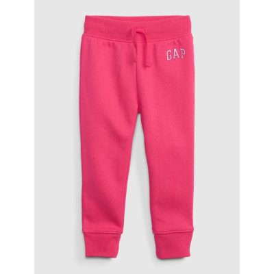 Gap Baby tepláky fleece logo Růžová Růžová – Zboží Dáma