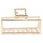 Kovový skřipec na vlasy ve zlaté nebo stříbrné barvě Barva: zlatá – Sleviste.cz