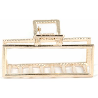 Kovový skřipec na vlasy ve zlaté nebo stříbrné barvě Barva: zlatá – Sleviste.cz