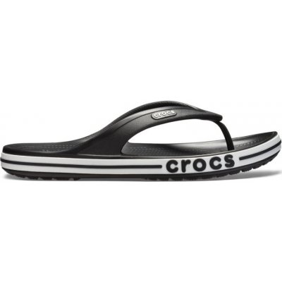 Crocs Bayaband Flip Flop Mens Black White – Zboží Dáma