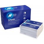 AF Čisticí ubrousky Safepads, s izopropylalkoholem, 138x210 mm, 100 ks