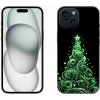 Pouzdro a kryt na mobilní telefon Apple mmCase Gelové iPhone 15 - neonový vánoční stromek 3