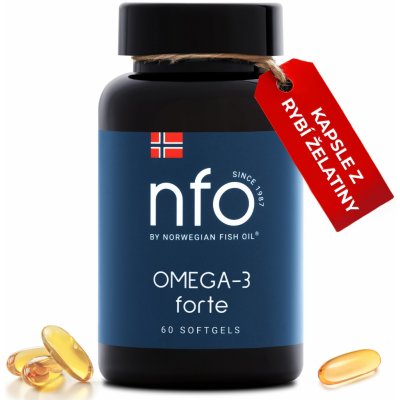 NFO Omega-3 Forte 60 měkkých kapslí – Hledejceny.cz
