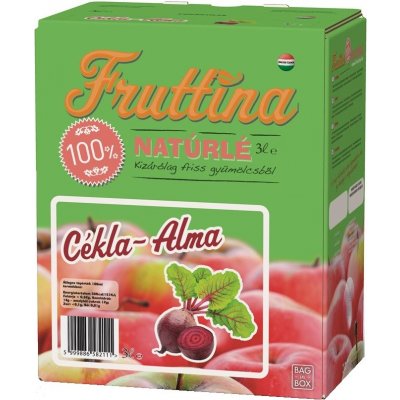 Fruttina 100% Ovocná šťáva jablko, červená řepa 3 l – Zboží Mobilmania