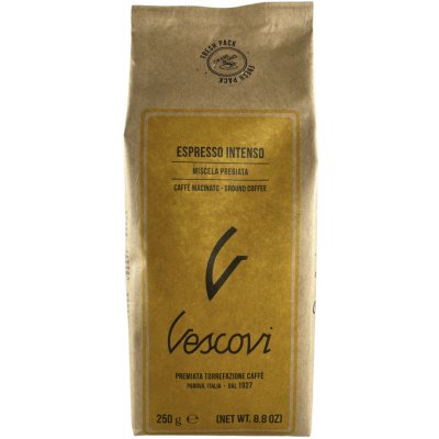 Vescovi Caffe Espresso INTENSO mletá 250 g – Zboží Mobilmania
