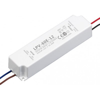 T-LED, LED zdroj 12V 60W - LPV-60E-12