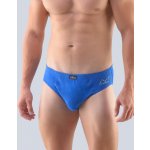 Gina pánské slipy s úzkým bokem, úzký bok, šité, s potiskem, jednobarevné 70058P bílá – Sleviste.cz