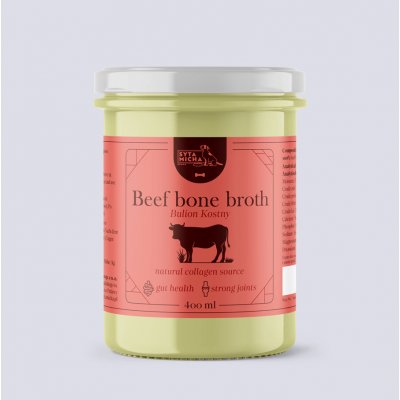 Syta micha Vývar z hovězích kostí 400 ml – Sleviste.cz