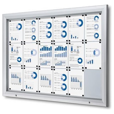 Fellowes Magnetická vitrína Dom, jednokřídlá, 18 x A4 – Zboží Živě