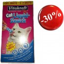 Krmivo pro kočky Vitakraft Cat Liquid snack losos omega 3 6 x 15 g
