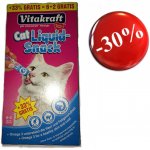 Vitakraft Cat Liquid snack losos omega 3 6 x 15 g – Zbozi.Blesk.cz