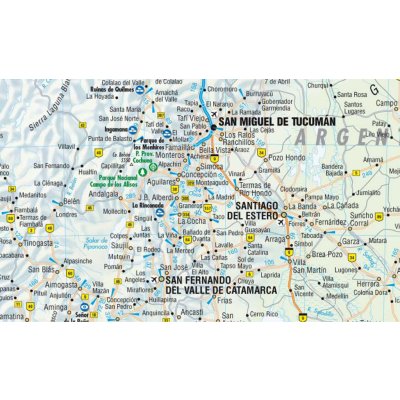 Argentina 1:3,8m mapa Borch – Sleviste.cz