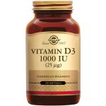 Solgar Vitamin D3, 1000 IU, 250 softgel kapslí – Hledejceny.cz
