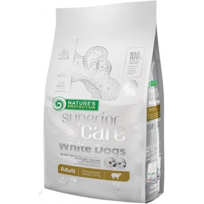 Nature's Protection Superior White dog Adult Small Breed 10 kg