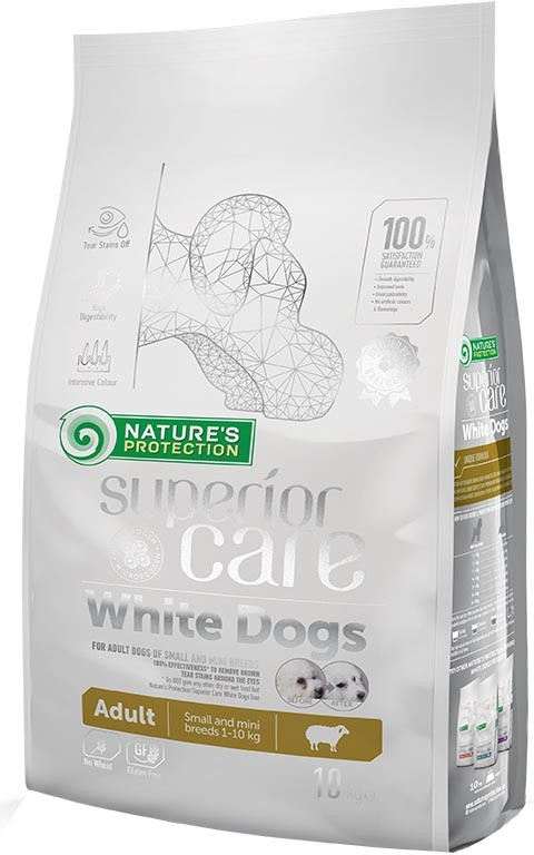 Nature\'s Protection Superior White dog Adult Small Breed 10 kg