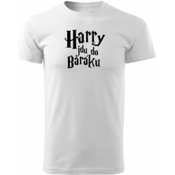 Trikíto dětské tričko Harry jdu do baráku bílá