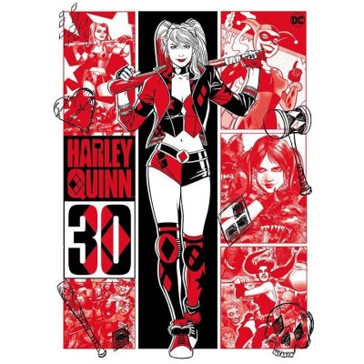 FaNaTtik DC Comics Art Print Harley Quinn 30th Anniversary Limited Edition 42 x 30 cm