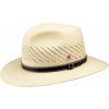 Klobouk Luxusní panamský golfový klobouk s koženou stuhou ručně pletený UV faktor 80 Ekvádorská panama Mayser