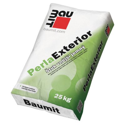 Štuk vnější jemný Baumit PerlaExterior 25 kg – Zboží Mobilmania