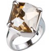 Prsteny Evolution Group CZ Stříbrný prsten s krystalem 35805.5 zlatá