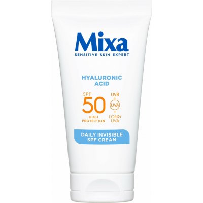 Mixa Hyaluronic Acid Daily Invisible SPF50 Cream 50 ml – Sleviste.cz