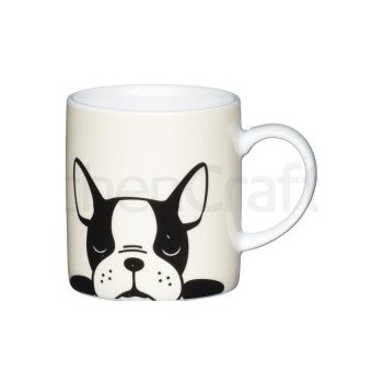 Kitchen Craft šálek na espresso Porcelain French Bulldog 80 ml