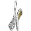 Přívěsky Beny Jewellery Zlatý Přívěsek s Žlutými a Bílými Diamanty 2050327