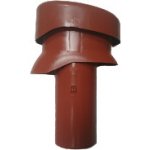 Terran větrací komínek krátký cihlově červený 110mm/20cm – Hledejceny.cz