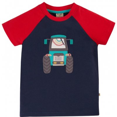 Frugi dětské triko s krátkým rukávem Traktor