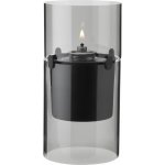 Olejová lampa LUCIE 17,5 cm, kouřová, sklo, Stelton – Zboží Dáma