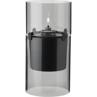 Olejová lampa LUCIE 17,5 cm, kouřová, sklo, Stelton – Zboží Dáma