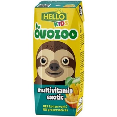 Hello Kids Ovozoo multivitamin exotic 250ml – Hledejceny.cz