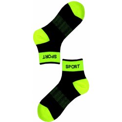 Dámské ponožky sport neon SPT2 zářivě žlutá