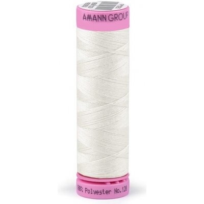 Polyesterová nit Amann ASPO 120 krémová 0528 návin 100 m – Zboží Dáma