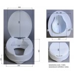 Sapho Nástavec na wc mísu A0071001 s víkem bílé Koupelny Bernold – Zboží Mobilmania