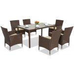Garden Point polyratanový zahradní nábytek Milan/Grenada 6 hnědý – Zbozi.Blesk.cz