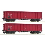 Roco Sada 2 ks otevřených nákladních vagónů ČSD 66680015 – Zboží Dáma