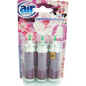 Air Menline happy spray osvěžovač refill Japanese cherry 3 x 15 ml