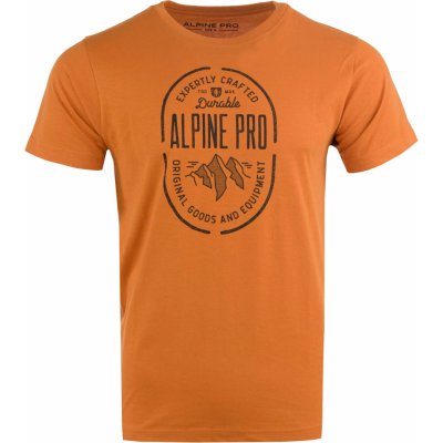 Alpine Pro Wedor pánské triko oranžové – Zboží Mobilmania