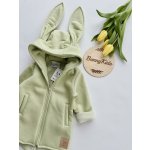 Bunny Kids mikino kabátek Zajíc pistácie – Zboží Mobilmania