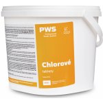 PWS Chlorové tablety pomalurozpustné Maxi 10kg – Zboží Mobilmania